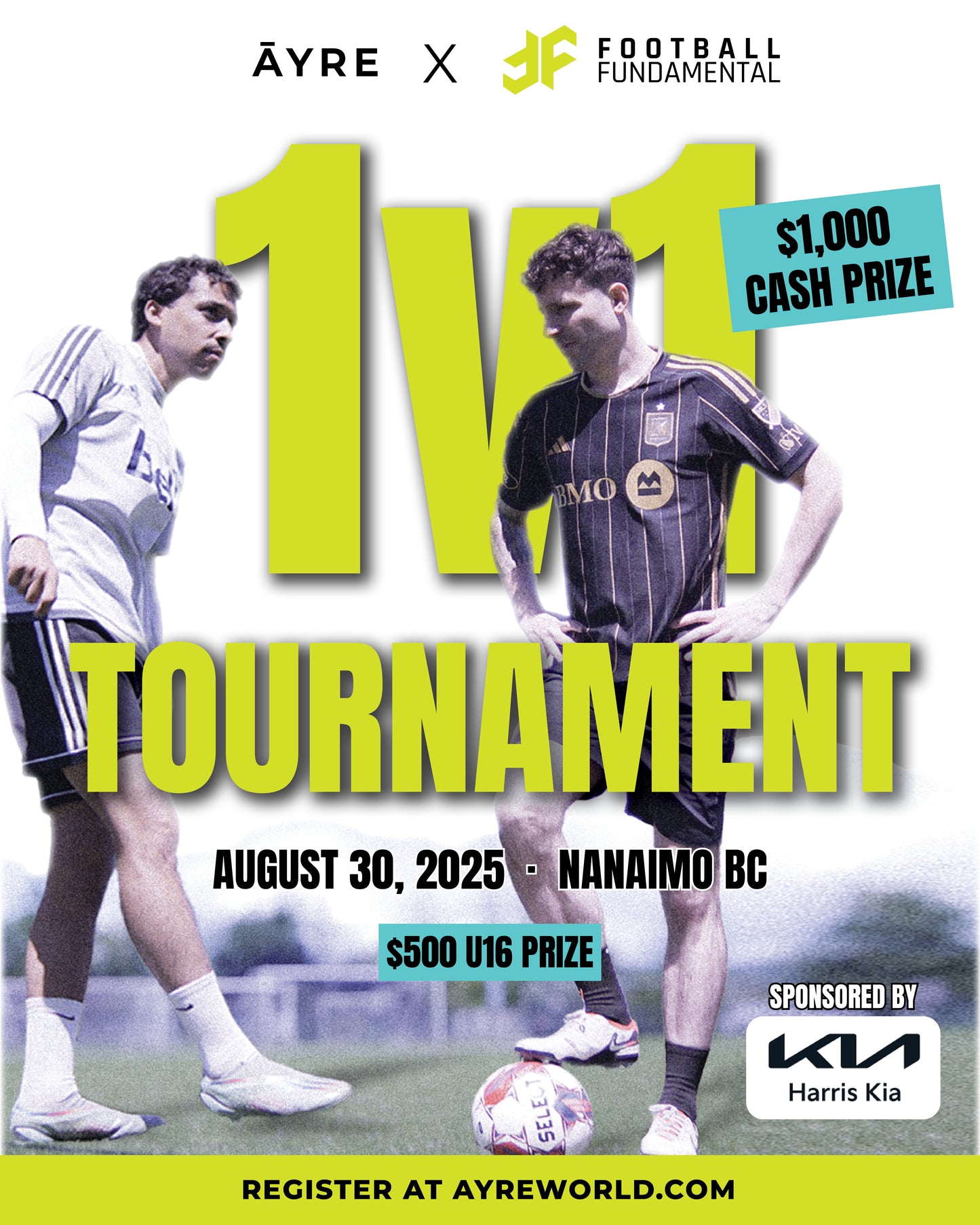 ĀYRE x FF: 1v1 Soccer Tournament – August 30, 2025